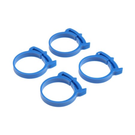 Plastic plastic "Strike", diameter 37-42 mm, reusable, clip-track, 4 pcs.