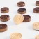 Checkers Wooden Game, D-2.3 cm, mix