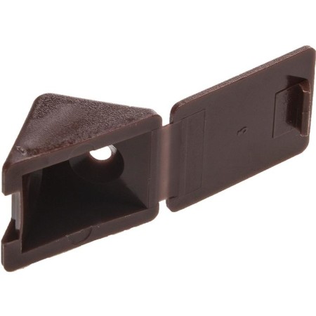 Furniture corner of the bison, mounting, with a screw, 23x23 mm, red tree, 4 pcs