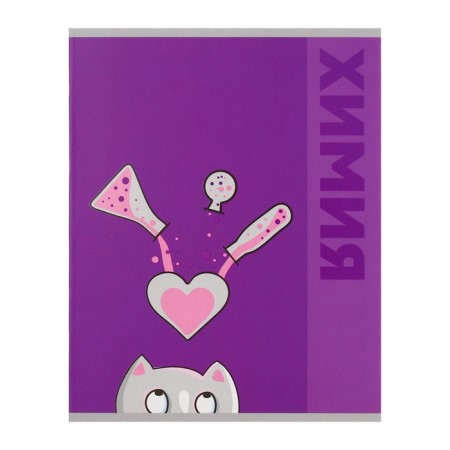 A set of object notebooks Calligrata TOP "Animals", 48 sheets, 12 items, with reference material, cover coated cardboard, matte lamination, selective UV-lame, offset block-22