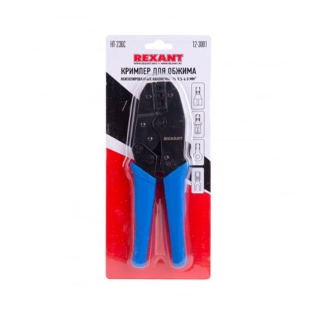 REXANT HT-236C Crimper, to squeeze the non-insulated autoclem, 0.5-6 mm², ratchet mechanism-2