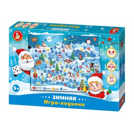 New Year! Board game "Winter", 2-4 players, 5+