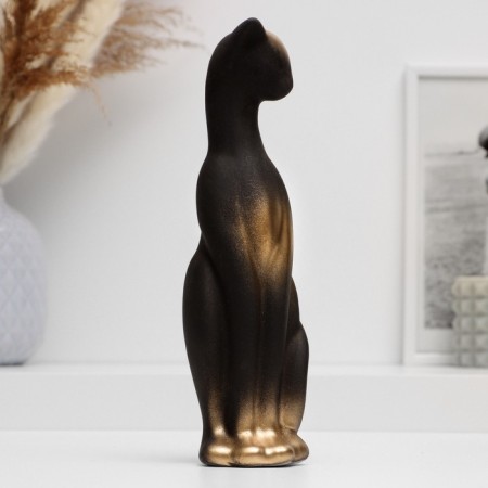 The figure "cat stands" black, 21cm-6