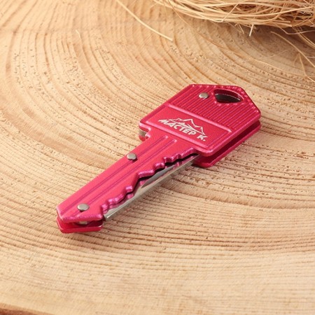 The folding "key" is 11.7 cm, the blade is 47mm/1.8 mm, keychain, mix-5