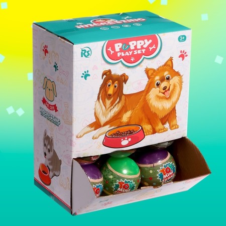 Игрушка-сюрприз в шаре «Пёсики», МИКС-10