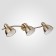 Azimuth 3x40W explosion 54x20x15cm Bronze