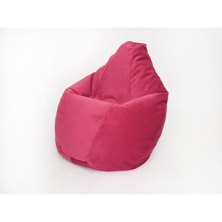 Mear-pear chair, size 90x70 cm, raspberry color, velor