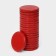 KOMFI canning cover, TO-82 mm, red color, packaging 20 pcs