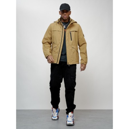 Sports male jacket, size 54, beige color-12