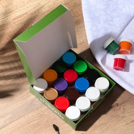 Set of artistic gouache 16 colors, 17 ml Artlavka-1