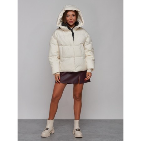 Winter jacket, size 50, beige color-2