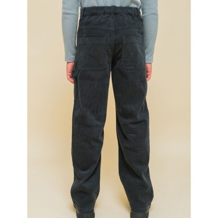 Pants for boys, height 116 cm, dark gray color-3