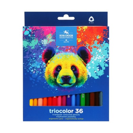Pencils 36 CB K-I-N 3555 RACOON, hexagon, cards/UP-3