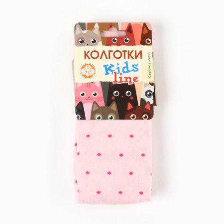 Колготки детские для девочки, цвет светло-розовый, рост 86-92 см-3