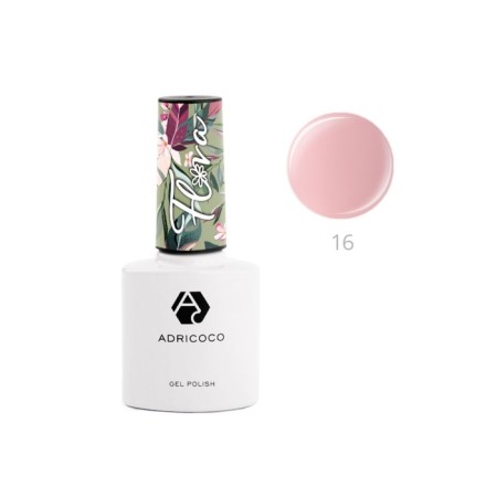 ADricoco Flora gel polish, No. 16, elegant rose, 8 ml