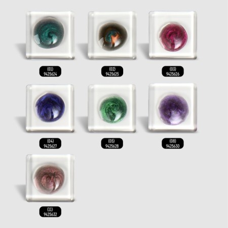 Nail varnish gel, “cat`s eye”, 3 phase, 8ml, LED/UV, chameleon color/bronze (06)-4