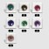Nail varnish gel, “cat`s eye”, 3 phase, 8ml, LED/UV, chameleon color/bronze (06)