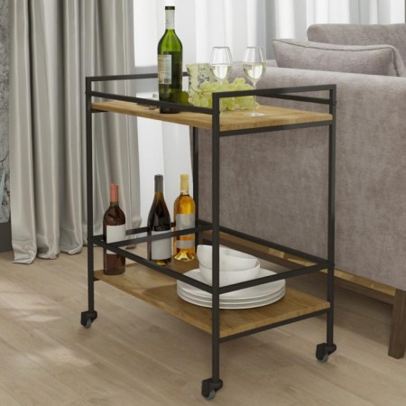 Serving table "Speech", 680 × 430 × 820 mm, sonoma oak color-2