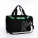 Road bag with lightning, long belt, black/green color