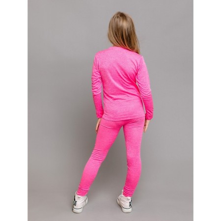 Thermal underwear is two -layer children, height 158 ​​cm, color pink melange-1