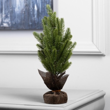 Figure LED "Pine" 32x15x15 cm, 10 LED, AG13X3 batteries (included), glow warm white-1