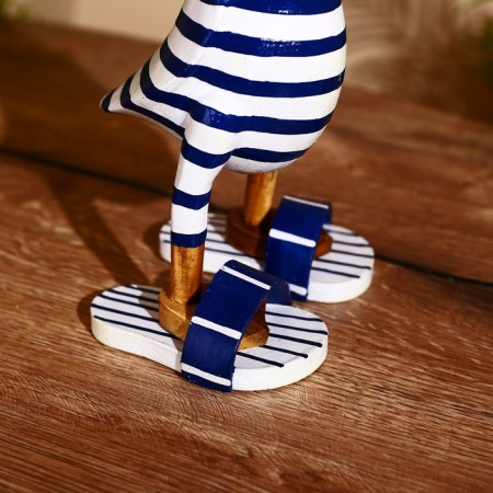 Souvenir "Duck on the beach" tree 27 cm-3