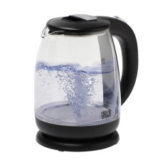 Electric kettle Homestar HS-1018, glass, 1.8 l, 1500 watts, black