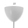 Bayerlux suspension Bayerlux "Landy" E27 15W white