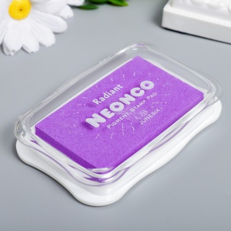 Stamping pillow neon “purple” 1.9x6.7x10 cm-1