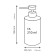 Disco liquid soap dispenser, blue color