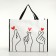 Household bag without fastening, white color