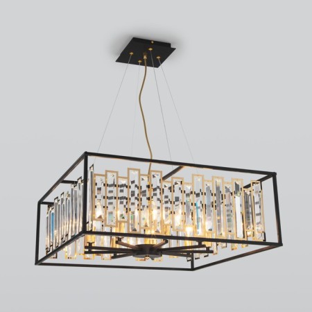 Suspended Bogate’s Cella 377/9, E14, 9x60W, 650x650x950 mm, gold, black