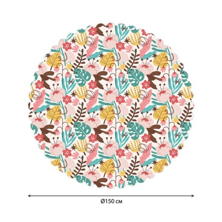 Tablecloth on the table "Paints of Nature", Round, Saten, D = 150 cm