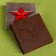 Milk chocolate "February 23" in a postcard, 5 g.