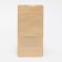 Zip-Lock package Craft with a flat bottom, rectangular window, 12 x 22 cm