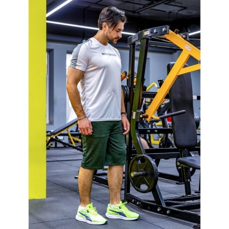 Male sports shorts, size 50, green color-9