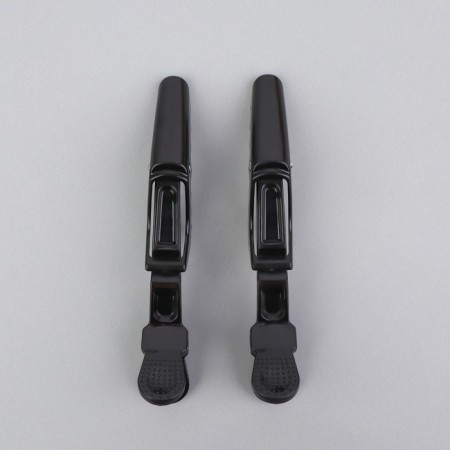 Set of hair clamps, 11.5 cm, 2 pcs, black color-1