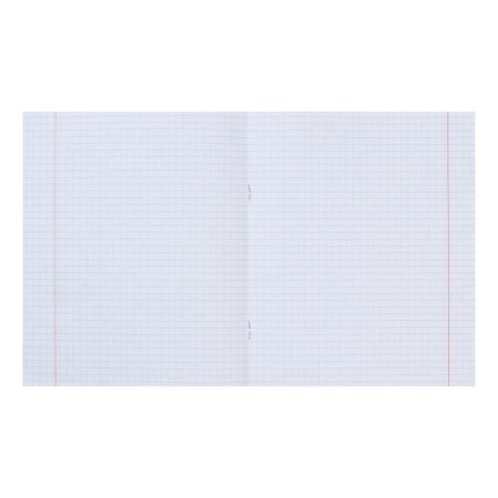 Notebook 12 sheets in the green cover cage, density 60 g/m2, whiteness 92%-1