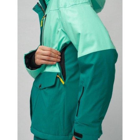 Ski costume is female, size 50, turquoise color-3