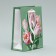 Gift package laminated, packaging, “tulips”, S 12 x 15 x 5.5 cm