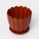Pot for flowers with a pallet 2.1l d16.5cm H14.8 cm "chrysanthemum", tiracot color