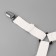 Clamps on elastic band, with regulators, on 4 angles and 2 sides, 2 × 240 cm, white color