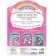 Unicorns with stickers. In a sweet fairy tale