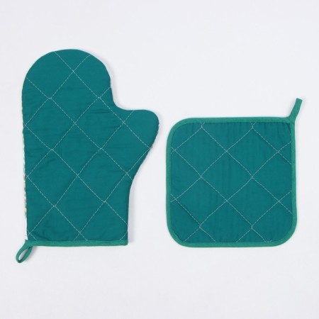 Set of kitchen. Ethel "Fairytale Forest": 19x19 cm, mittens-capture 20x28 cm, 100% HL-2