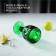 Magistro glass glass "Variet", 320 ml, green color