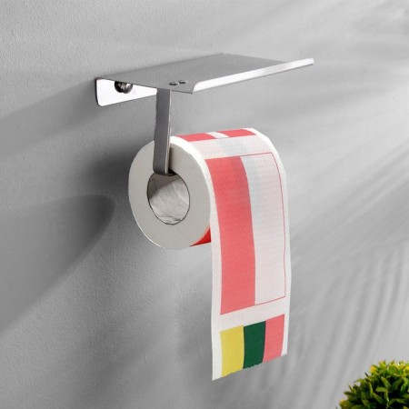 Souvenir toilet paper "Flag Poland, Latvia Lithuania", 9.5x10x9.5 cm