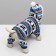 Kombinson "Deer" with a hood, size M (DS 30 cm, og 40 cm, Osh 30 cm), blue