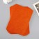 Foamiran glitter 2 mm, 20x30 cm, orange