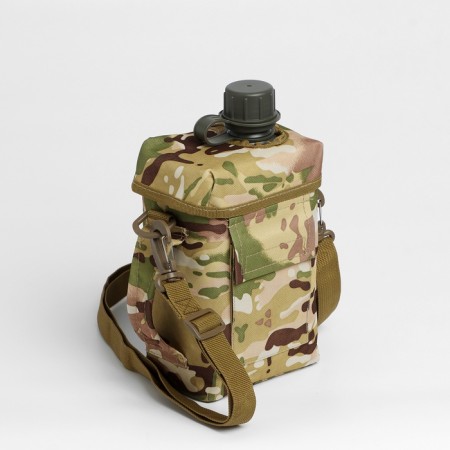 Tourist Flood "Adventure" 2 l, with a cover, cartoons-1