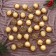 Set of balls plastic D-6 cm, 34 pcs "Nicole Patterns" gold